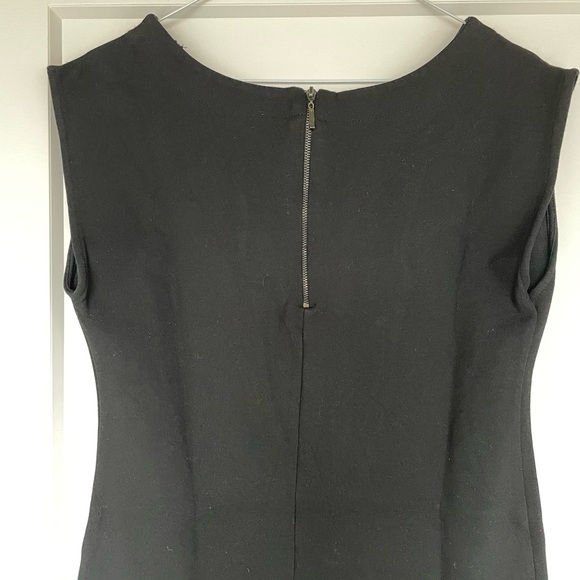 Zara Black Sleeveless Knee-Length Sheath Dress - Picture 2 of 4